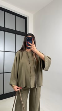 Haki Püsküllü Muadil Modal Takım GAUS-00998GAUSTAKIMGAUS-00998