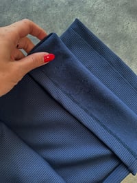 Aris Lacivert  Şardonlu Fitilli PantolonGausPANTOLONGU002550