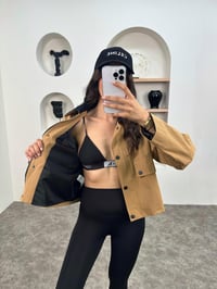 ZR Camel Astarlı Cepli Muadil CeketGausCEKETGU008948