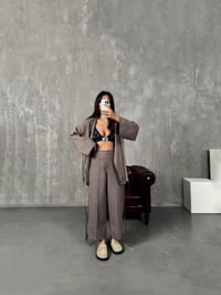 Drex Kahve Yumuşak Kaşe Kimono TakımGausTAKIMGU00903811