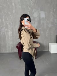 Meggy Vizon Kuşaklı Astarlı Tasarım CeketGausCEKETGU00904039