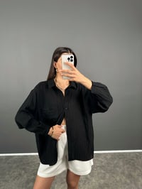 Lope Siyah Premium Salaş GömlekGausGÖMLEKGU008242