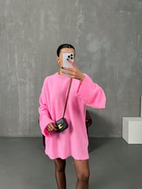 Arow Pembe Triko Oversize KazakGausKAZAKGU10086