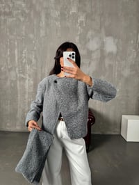 Maylo Gri Atkılı Kırçıllı CeketGausCEKETGU00904042