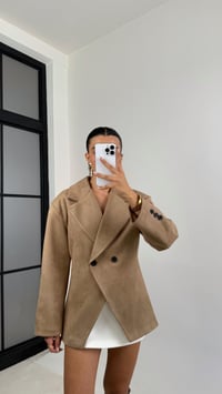 Vizon Astarlı Vatkalı Süet Tasarım Ceket GAUS-0093GAUSCEKETGAUS-0093