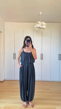 Füme OYS Model Crop Üst Pantolon İkili Modal Kumaş Takım GAUS-01602GAUSTAKIMGAUS-01602