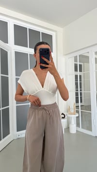 Vizon MD Muadil Beli Lastikli Tencel Pantolon GAUS-01848GAUSPANTOLONGAUS-01848