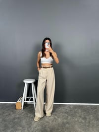 Fado Taş Kumaş Palazzo PantolonGausPANTOLONGU008862