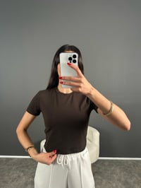 AS Kahve Crop T-shirtGausTSHIRTGU007906