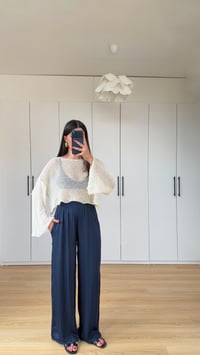 Lacivert Beli Lastikli Yumuşak Dokulu Premium Pantolon GAUS-01575GAUSPANTOLONGAUS-01575
