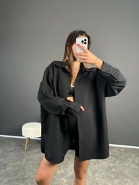 GK Siyah Oversize Gömlek GausGÖMLEKGU002539