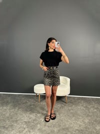 Leoparlı Mini Etek GausETEKGU007205