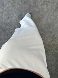 Beyaz Maxi Boy Astarlı Saten Etek GausETEKGU002934