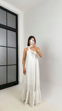 Taş Tek Omuz Astarlı Gofre Kumaş Elbise Gaus00497 GausELBİSEGU1002164