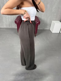 Vilde Acı Kahve Çımalı Yıkamalı Oys Muadil PantolonGausPANTOLONGU100444