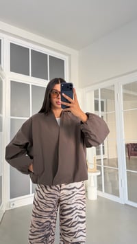 Kahve Kruvaze Astarlı Reglan Mont GAUS-01905GAUSPuffer JacketsGAUS-01905