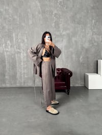 Drex Kahve Yumuşak Kaşe Kimono TakımGausTAKIMGU00903811