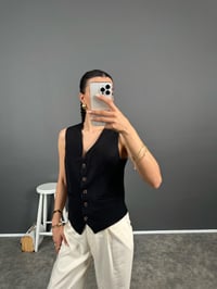 Lz Siyah Astarlı YelekGausYELEKGU008274