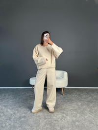Kylie Ekru Teddy Buklet İkili Takım GausTAKIMGU002411