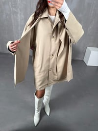 Raven Taş ORJ MD Etiketli Astarlı Atkı Detaylı TrençkotGausKABANGU100447