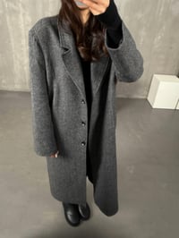 Nerisa Antrasit Düğmeli Astarlı Premium KabanGausKABANGU100237