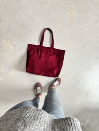 Acı Bordo Süet Astarlı Büyük Boy ÇantaBAG COLLECTIONGaus ÇantaCNT-151
