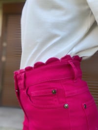 Fuşya Denim ŞortGausŞORTGU00186