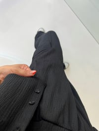 Gael Siyah Bürümcük Kargo Pantolon Gömlekli İkili Takım GausTAKIMGU001400
