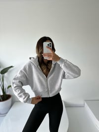 Girly Karmelanj Şardonlu Fermuarlı SweatshirtGausSWEATSHIRTGU002191