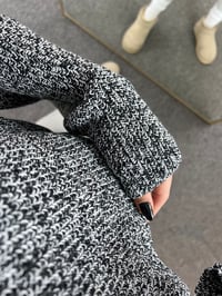 Gri Kırçıllı Oversize Kazak GausKAZAKGU00787