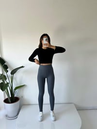 Gri Şardonlu Fitilli Toparlayıcı TaytGausTAYTGU002112