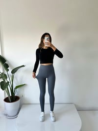 Gri Şardonlu Fitilli Toparlayıcı TaytGausTAYTGU002112