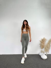 Haki Şardonlu Fitilli Tayt GausTAYTGU00652