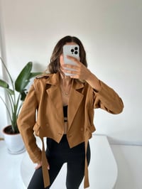 Jamie Camel Kısa TrençkotGausCEKETGU001813