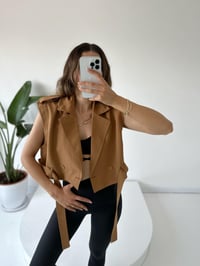 Jamie Camel Kısa TrençkotGausCEKETGU001813