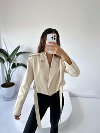 Jamie Krem Kısa Trençkot GausCEKETGU001699