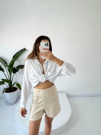 Juana Bej Gold Düğmeli ŞortGausŞORTGU001314