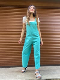 Keten Turkuaz Ön Cepli Bahçıvan TulumGausTULUMGU00321