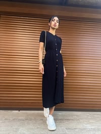 Koyu Lacivert Triko Elbise GausELBİSEGU00463