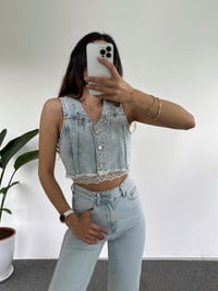 Mavi Jean Yelek GausYELEKGU001040