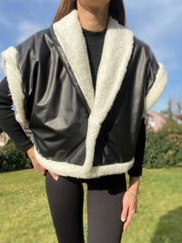 Negro siyah içi polar kürklü Yelek GausYELEKGU00064