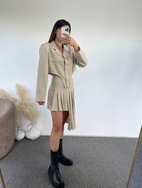Noemi Bej Tasarım Blazer CeketGausCEKETGU00921