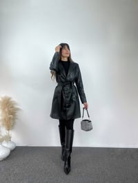 Orijinal Marka Deri TrençkotGausKABANGU00631