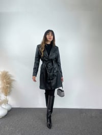 Orijinal Marka Deri TrençkotGausKABANGU00631