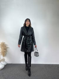 Orijinal Marka Deri TrençkotGausKABANGU00631