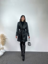 Orijinal Marka Deri TrençkotGausKABANGU00631