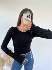 Orijinal Marka Siyah İnce Triko KazakGausKAZAKGU00745