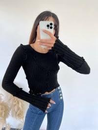 Orijinal Marka Siyah İnce Triko KazakGausKAZAKGU00745