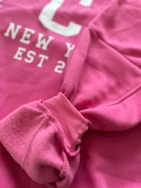 Pembe Arkası Baskılı Oversize SweatshirtGausSWEATSHIRTGU001959