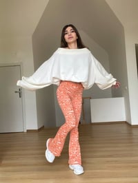 Pilili İspanyol Paça Pantolon TaytGausTAYTGU00100